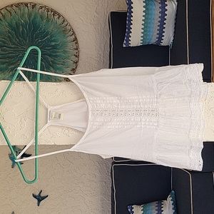 Forever 21 Peplum Eyelet Top